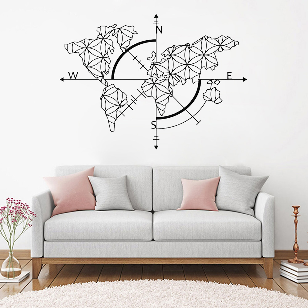World Map Art Wall Decal World - огляд і ціна Office Furniture World