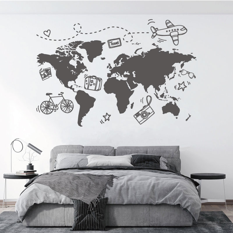 Go Travel World Map Wall Stick - огляд і ціна Office Furniture World