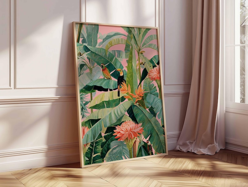 1pc Retro Tropical Canvas Post - огляд і ціна Office Furniture Direct