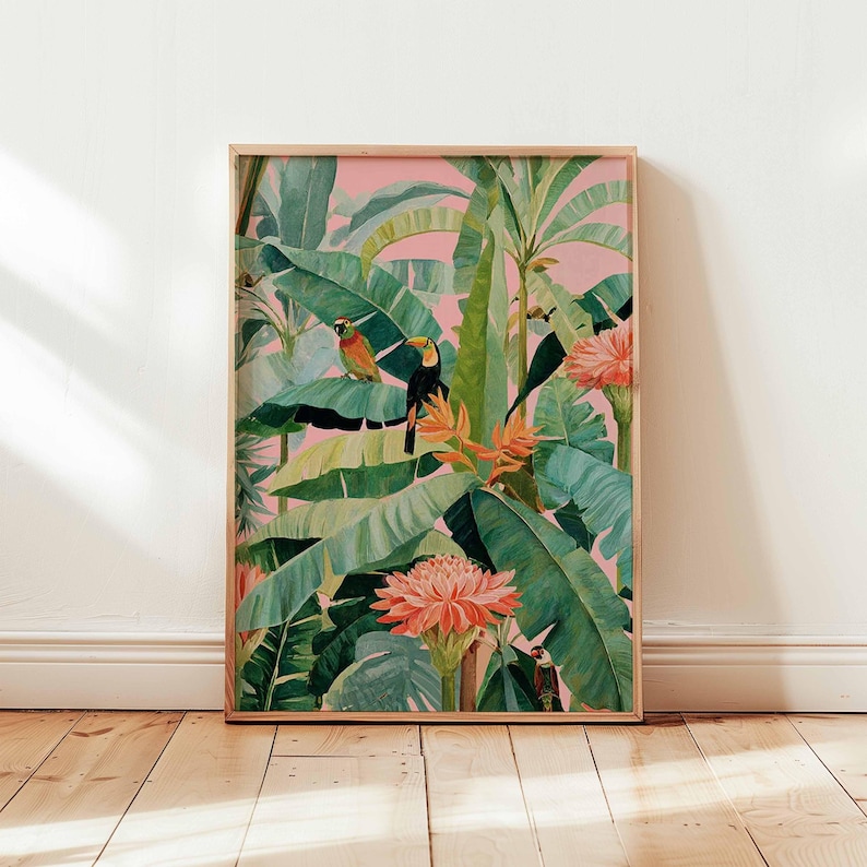 1pc Retro Tropical Canvas Post - огляд і ціна Office Furniture Direct