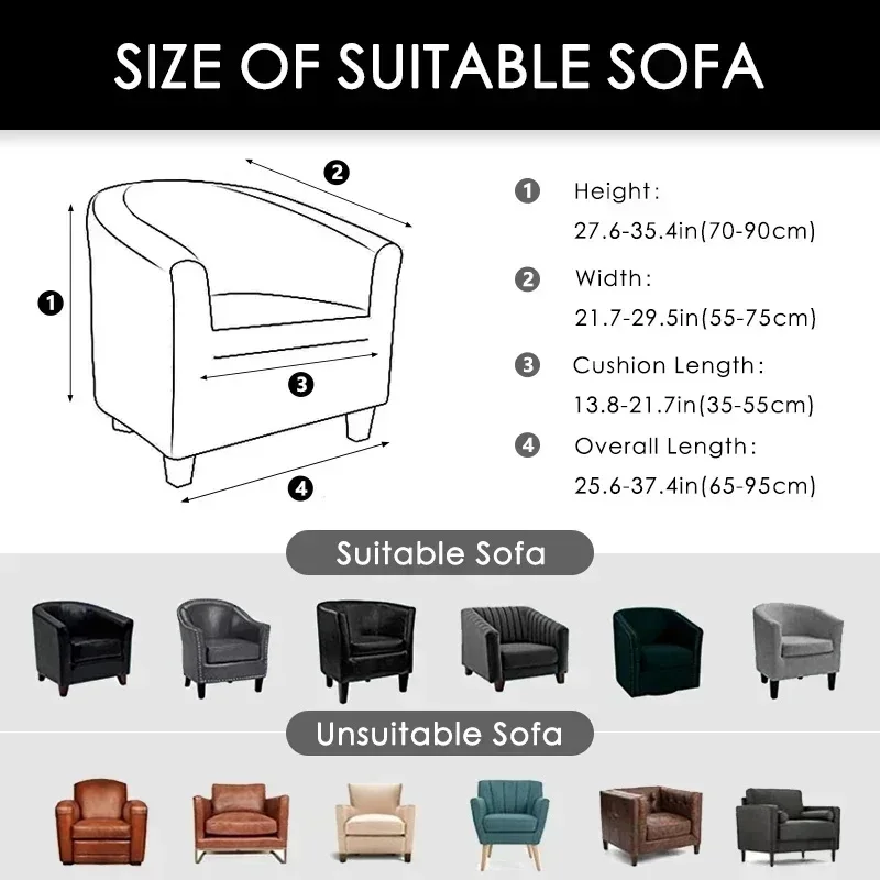 2pcs/set Jacquard Club Tub Cha - огляд і ціна Office Furniture Group