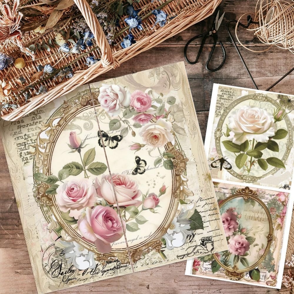3pcs/Set Rose Rub on Transfers - огляд і ціна Office Furniture Group