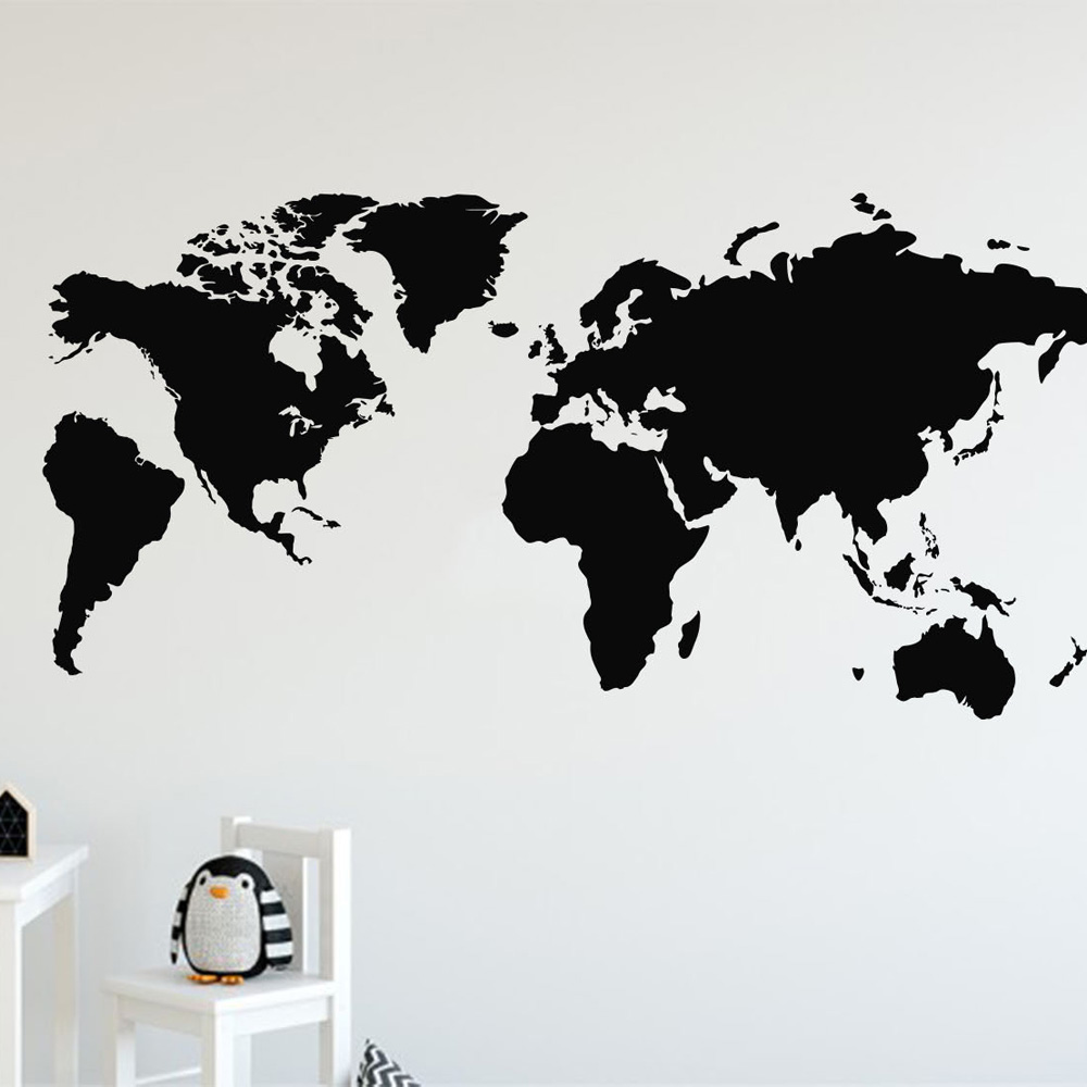 2021 New World Map wall sticke - огляд і ціна Office Furniture World