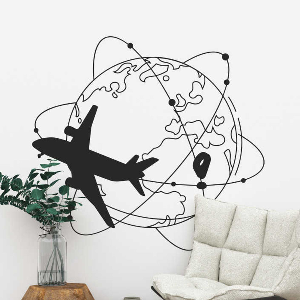 Large Travel The World Airplan - огляд і ціна Office Furniture World