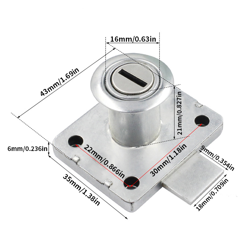 2 Sets of Furniture Locks, Off - огляд і ціна Office Furniture Group