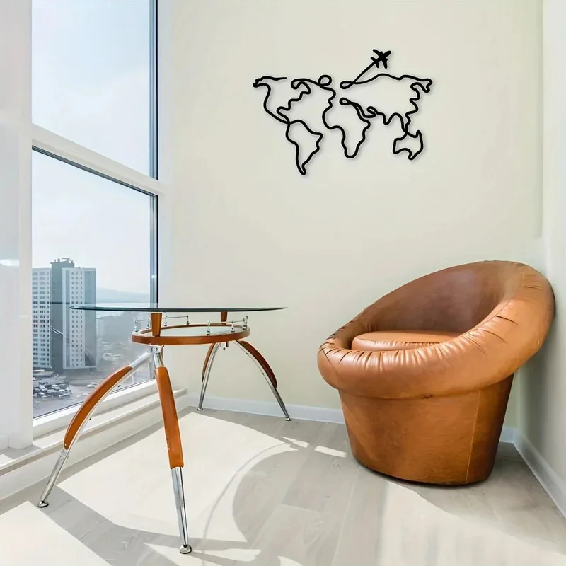 1PC Art Deco Metal Wall Sculpt - огляд і ціна Office Furniture World